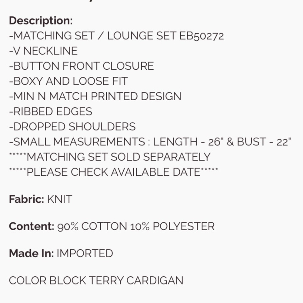 Easel Multicolor Patchwork Pants & Jumpsuit Set - image 5